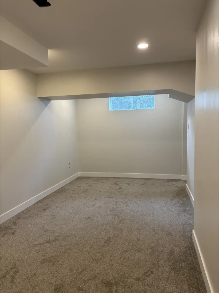 Interior basement room