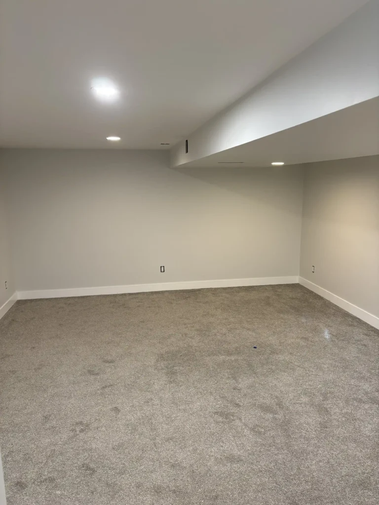 Interior basement room