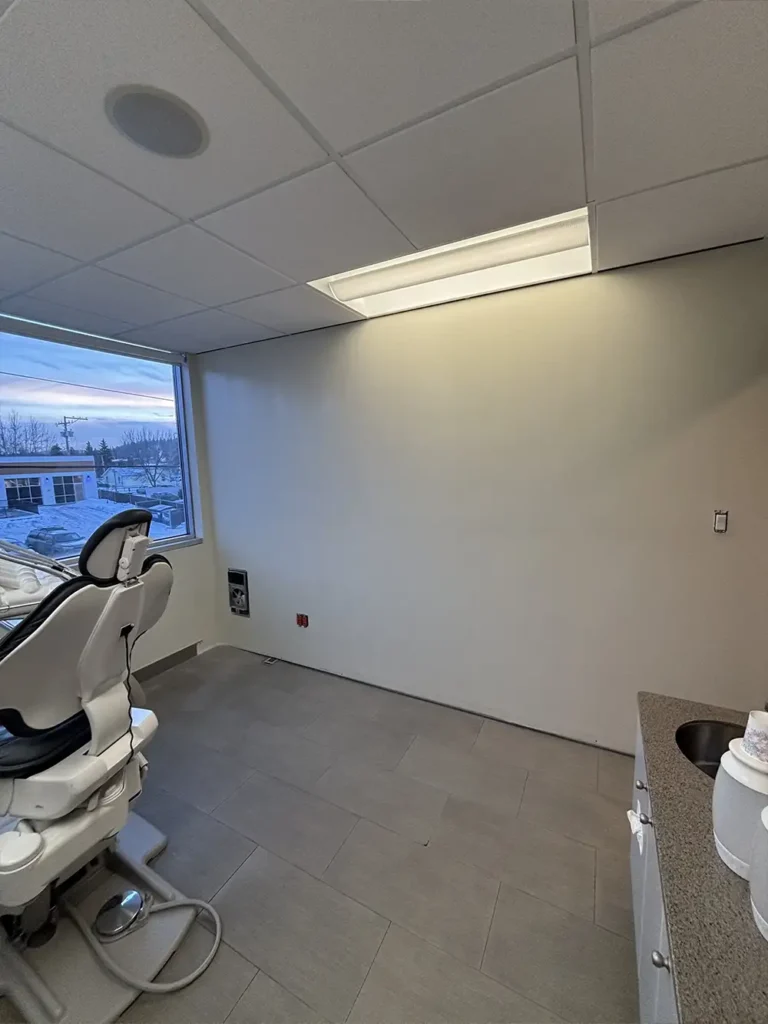 Interior of dentist office