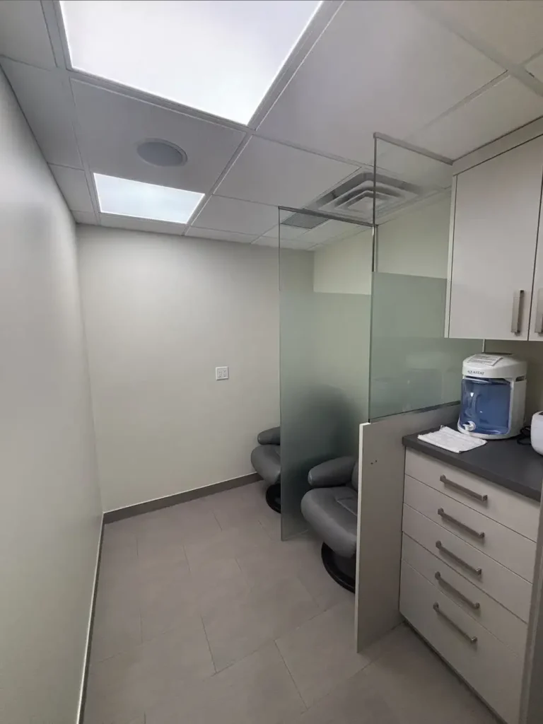 Interior of dentist office